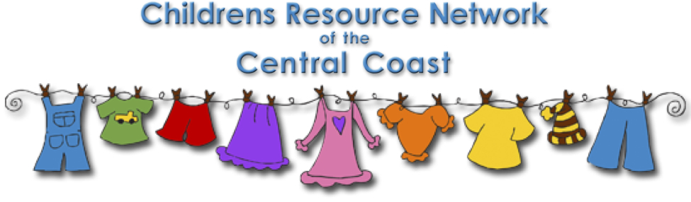 Children receiving free clothing and backpacks from Clothig Closet